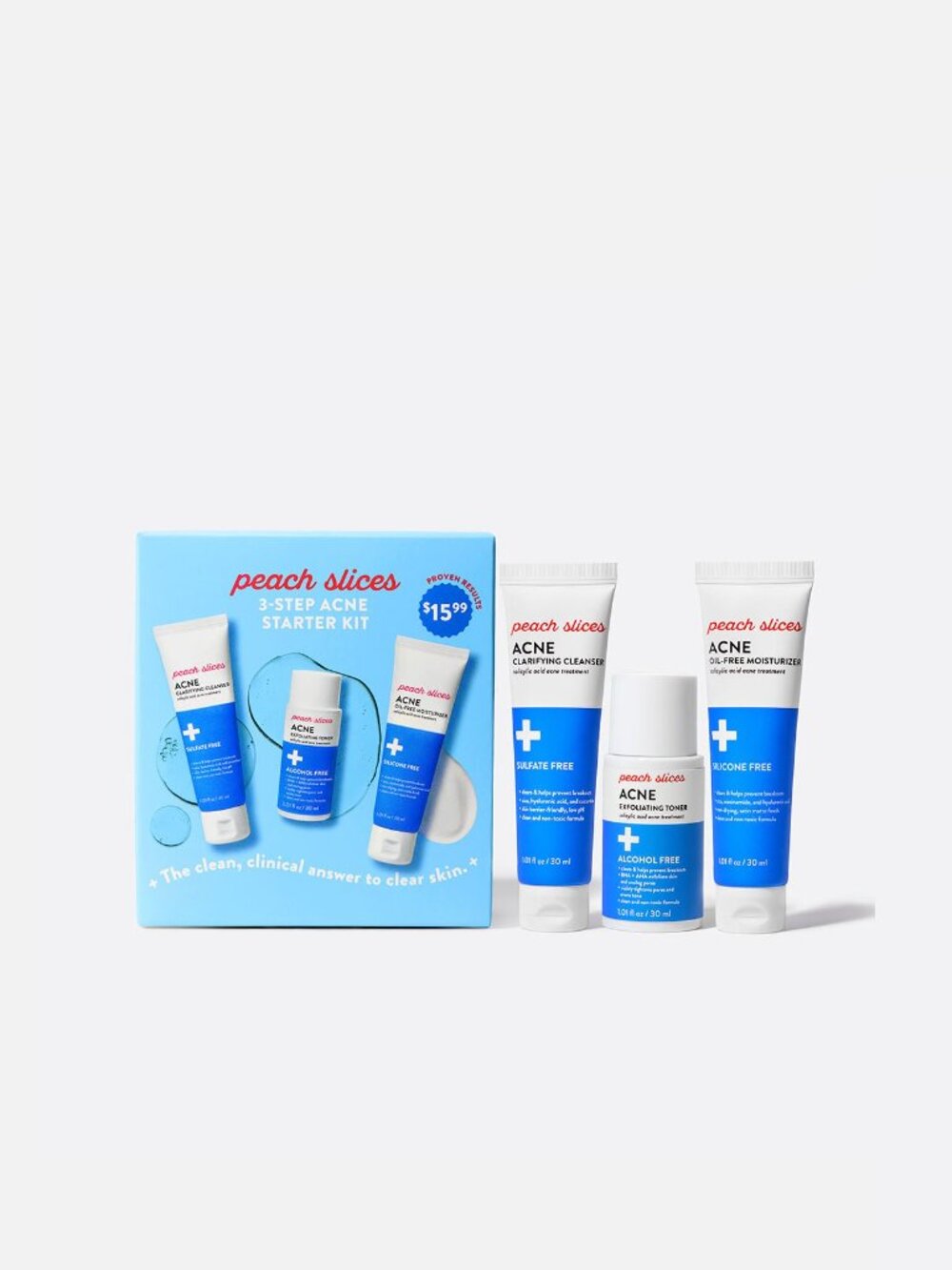 Peach Slices 3-Step Acne Starter Kit